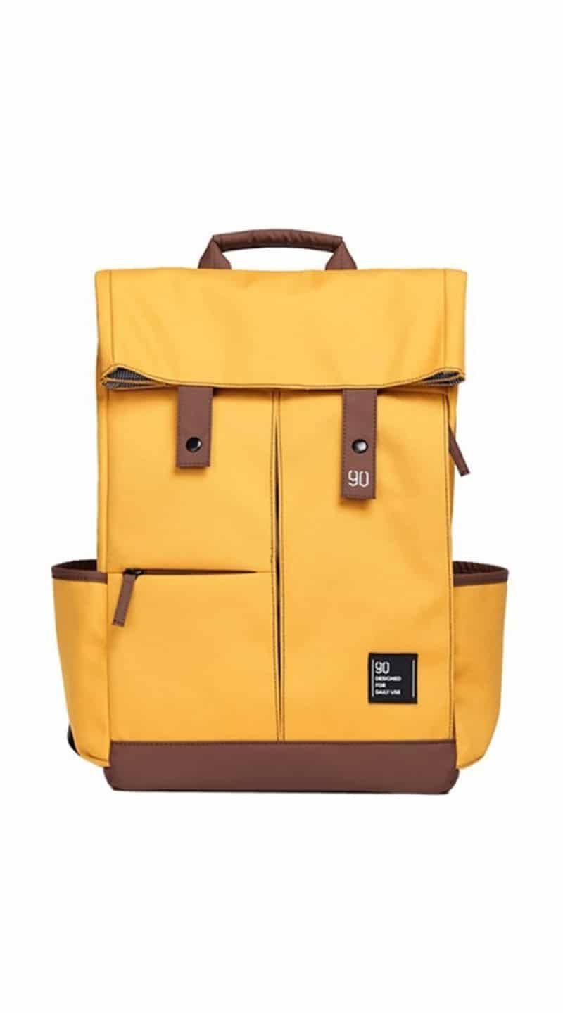 Рюкзак Xiaomi 90 Points Energy College Casual Backpack жёлтый | Юми -  Магазин умной техники