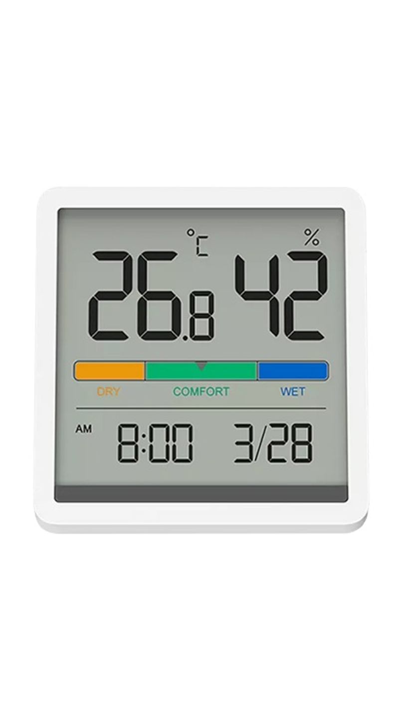 Термометр-гигрометр Xiaomi Miiiw Mute Thermometer And Hygrometer Clock  NK5253 | Юми - Магазин умной техники