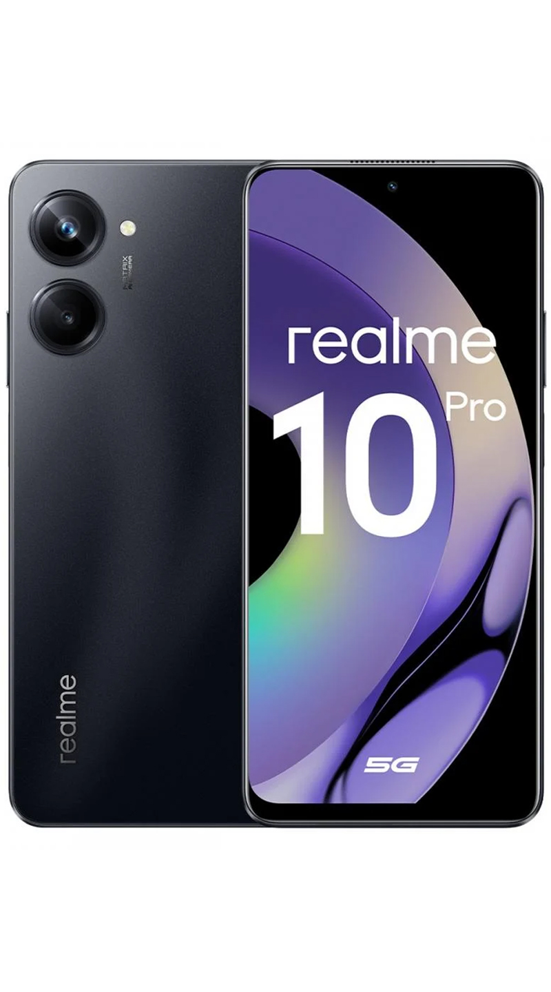 Смартфон Realme 10 Pro 5G 8/256 GB черный | Юми - Магазин умной техники