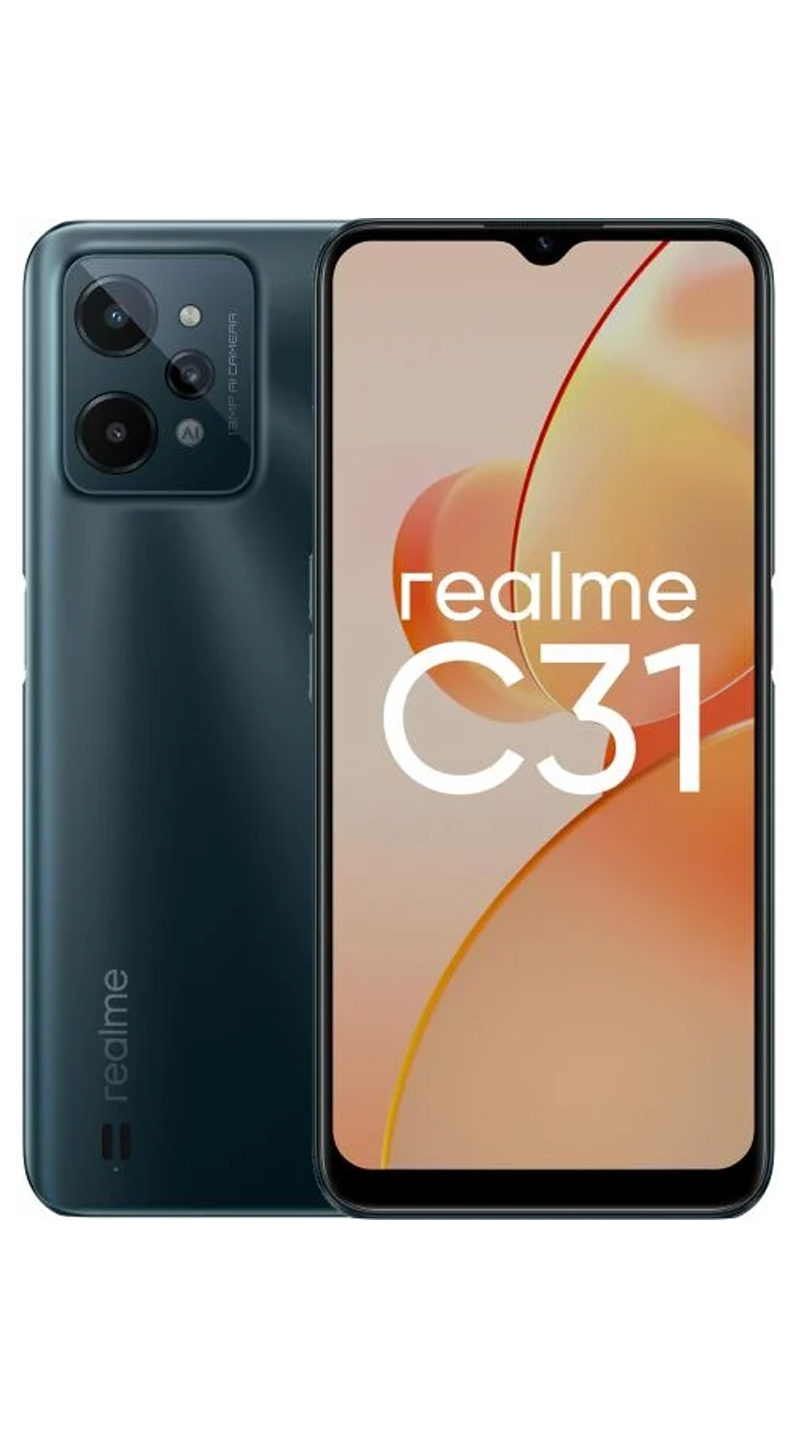 Смартфон Realme C31 4/64 ГБ зеленый | Юми - Магазин умной техники