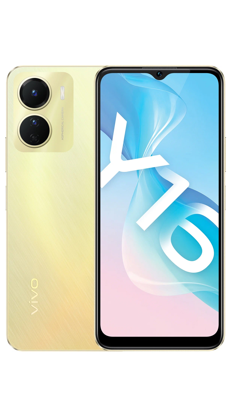 Смартфон Vivo Y16 4/64 Гб золотой | Юми - Магазин умной техники