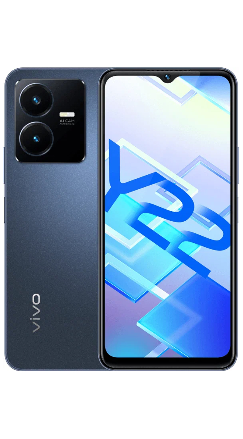 Смартфон Vivo Y22 4/64 ГБ синий космос | Юми - Магазин умной техники