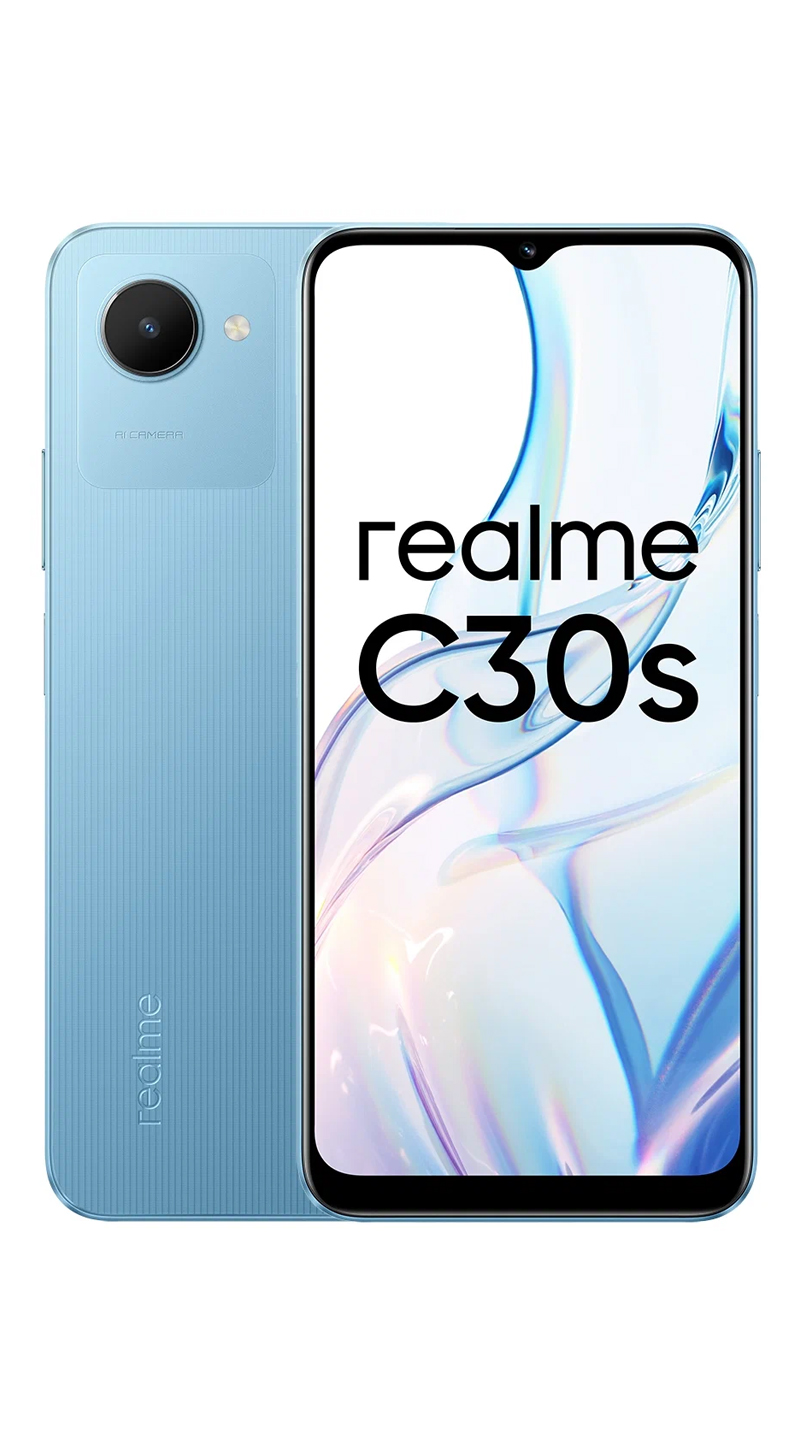 Смартфон realme C30s 3/64 ГБ синий | Юми - Магазин умной техники