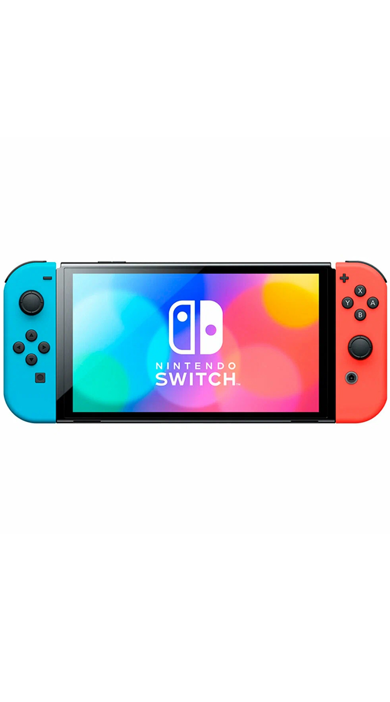 Игровая приставка Nintendo Switch OLED 64 ГБ неон | Юми - Магазин умной  техники