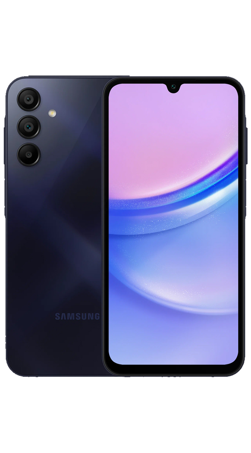 Смартфон Samsung Galaxy A15 4G 4/128 ГБ темно-синий | Юми - Магазин умной  техники